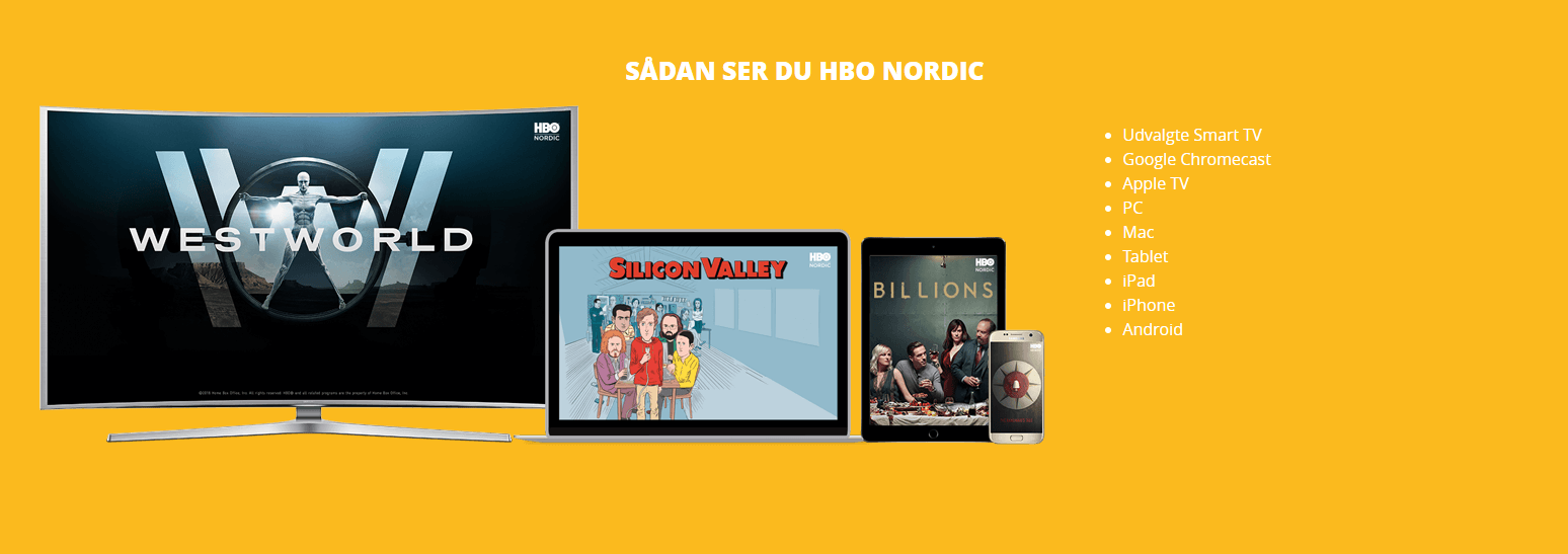 Sådan ser du HBO Nordic Mobilabonnement hos Telmore